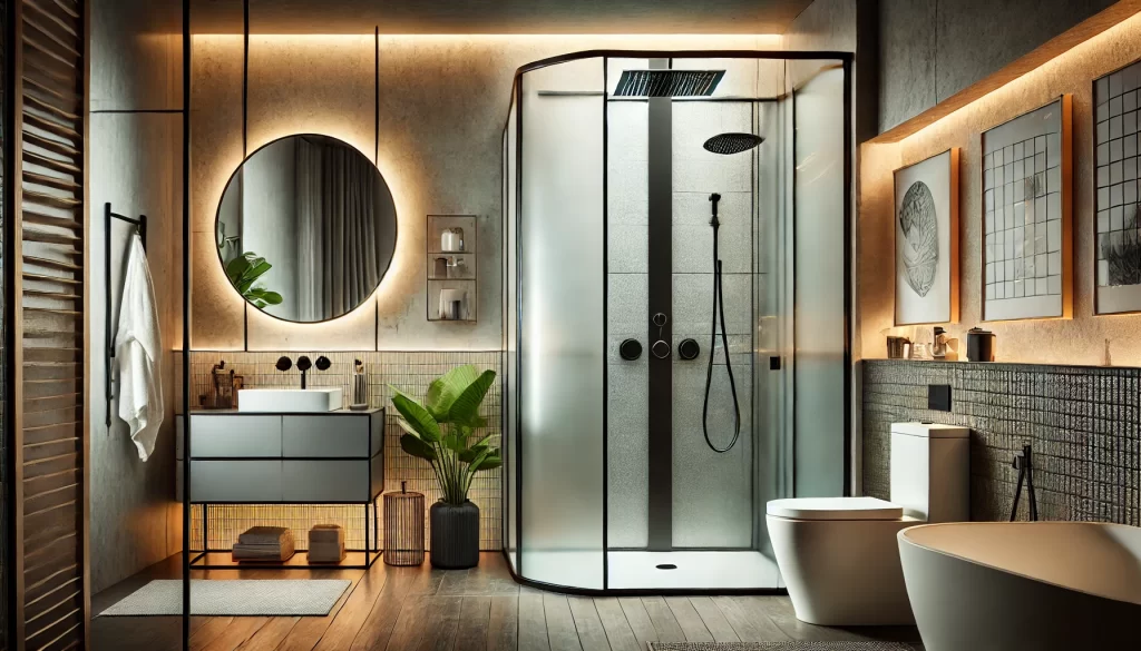 small bathroom  interior designs  in hyderabad with shower